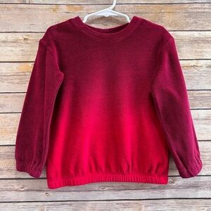 Splendid Top Toddler Girl’s Size 4T Red Ombré Long Sleeve NWT